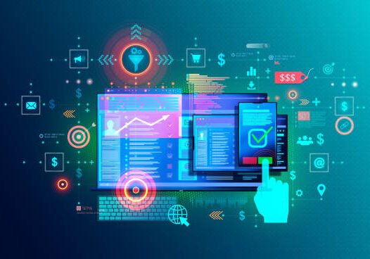 Conversion Rate Optimization - CRO - Enhancing a Website or Landing Page to Increase the Percentage of Visitors Who Perform a Desired Action - Conceptual Illustration