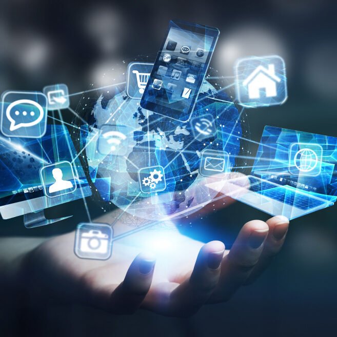 tech-devices-and-icons-connected-to-digital-planet-earth
